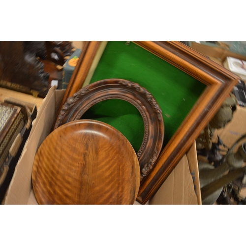 576 - An Eastern inlaid tray and other items.