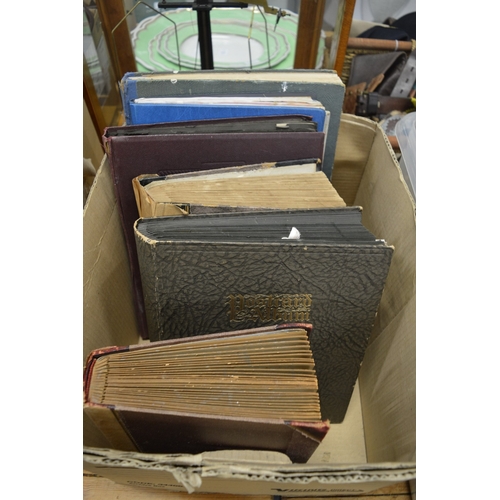 588 - Six Victorian and later scrap albums with contents.