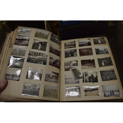 588 - Six Victorian and later scrap albums with contents.