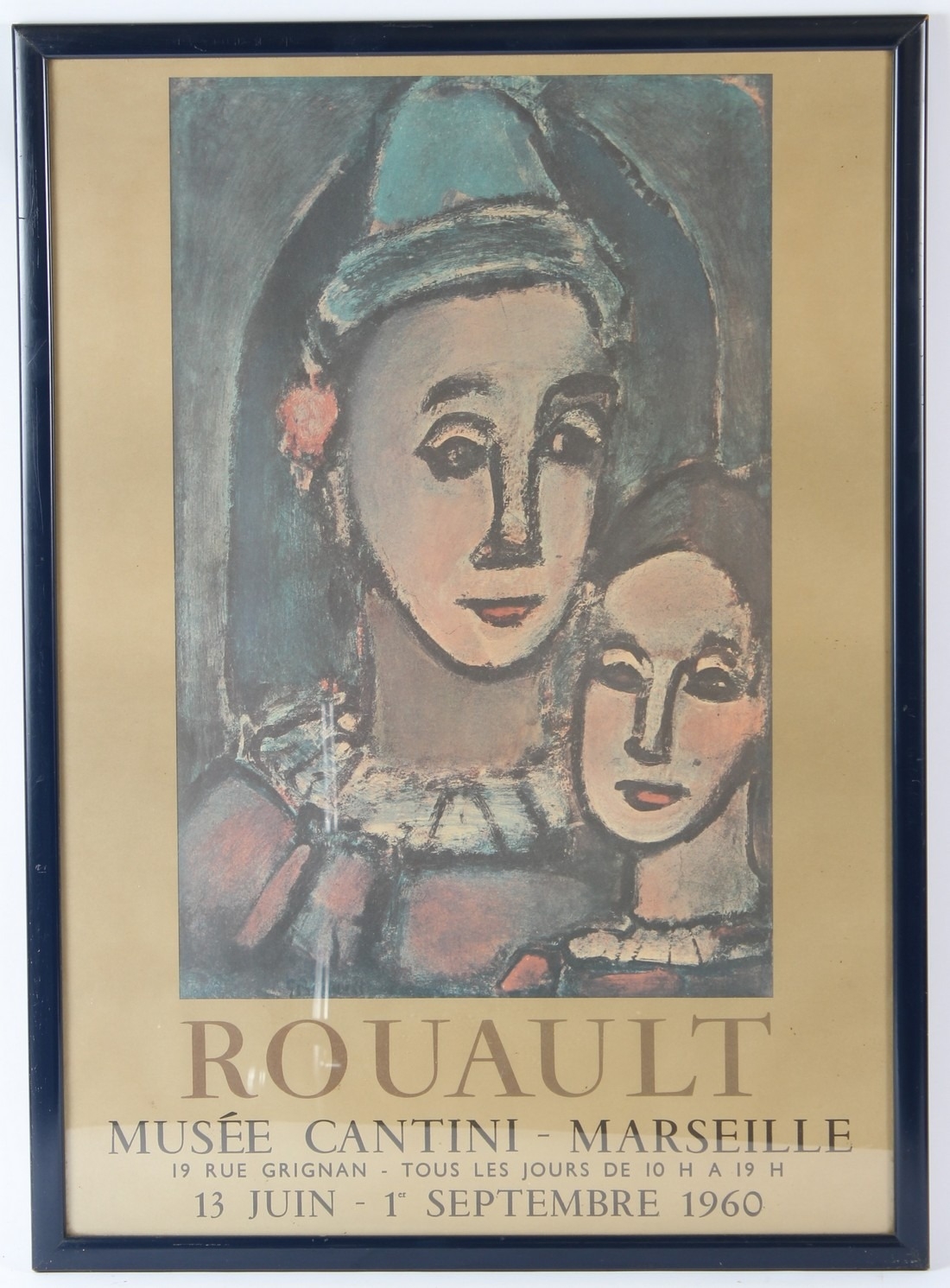 GEORGE ROUAULT Art exhibition poster 'Georges Rouault, 1960 at Musée ...