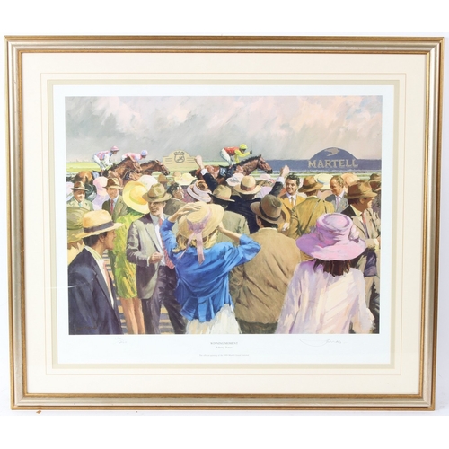112 - JOHNNY JONAS
'Winning Moment
The Official painting of the 1999 Martell Grand National'
signed limite... 