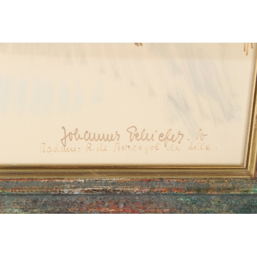 123 - FRENCH SCHOOL (20TH CENTURY)  Parisian street scene  colour print  56 x 71cm