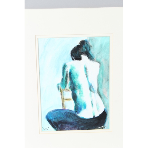 145 - JOHN SALKELD  'Lia'  ink and watercolour  signed and dated 2012  29.5 x 21cm  six others unsigned ex... 