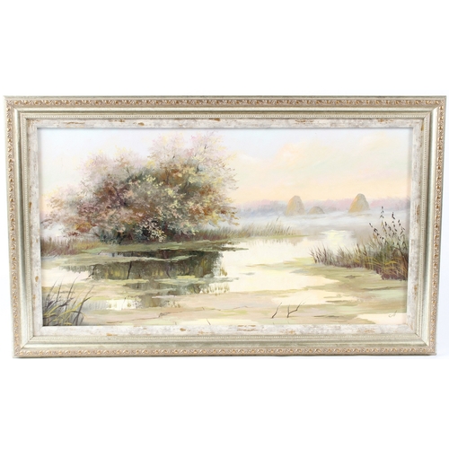 161 - ANNA SELENSKIH  'Pink Morning'  oil on canvas  signed with initial  further signed and inscribed ver... 