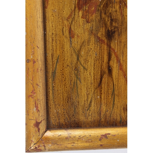 18 - 19TH CENTURY SCHOOL  'Hare' and 'Rabbit'  pair of oils on boards  inscribed verso  24.5 x 35cm (2)