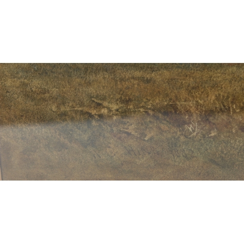 194 - HENRY GEORGE HINE (1811-1895)  'Downs near Lewes'  watercolour  signed and dated 1882  inscribed on ... 