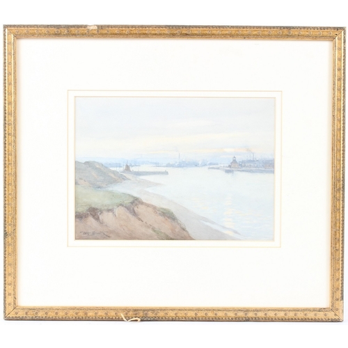 203 - ARTHUR REGINALD SMITH (1871-1934)  Aberdeen harbour  watercolour  signed  19.5 x 27.5cm  (a/f lacks ... 