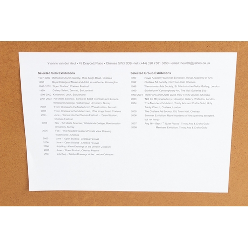 264 - YVONNE VAN DER HEUL (b.1939)  The dancer Konstantin Zaklinsky in the ballet Swan Lake  Artist's proo... 