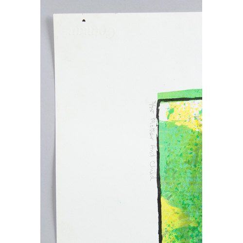 291 - BRUCE ONOBRAKPEYA (1932 NIGERIA)  'Mother and Child'  serigraph / screenprint 3/75  signed and inscr... 