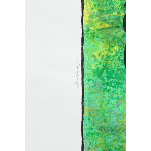 291 - BRUCE ONOBRAKPEYA (1932 NIGERIA)  'Mother and Child'  serigraph / screenprint 3/75  signed and inscr... 