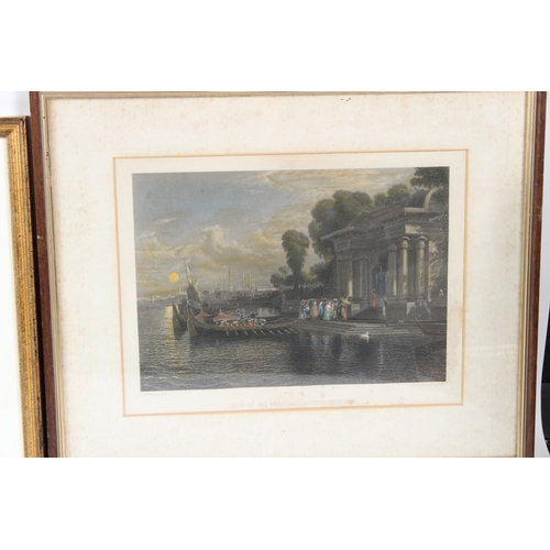 37 - J B ALLEN AFTER THOMAS ALLOM (1804-1872)  'Smyrna'  engraving  21 x 28cm  J T WILLMORE AFTER F DANBY... 