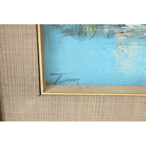 58 - KITILERK MUHUMMAD (1944)  Thai river village scene  oil on canvas  signed  29 x 42cm