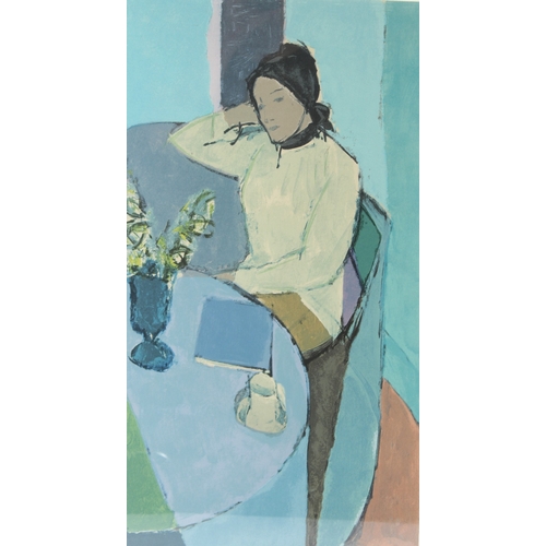 64 - ALDO SALVADORI
Lady seated at a table
screenprint
signed in pencil
numbered 109/200
63 x 34cm (image... 