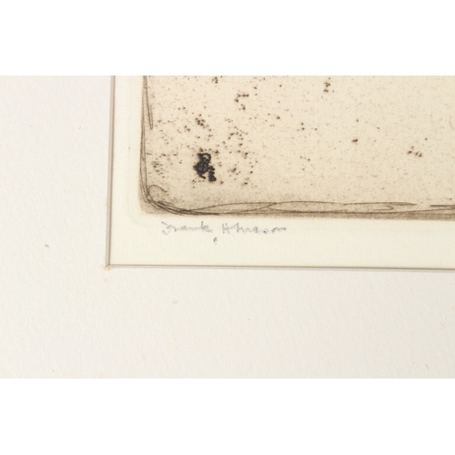 75 - FRANK HENRY MASON  'Old Scarborough'  etching  signed and inscribed in pencil  unframed  17 x 22cm