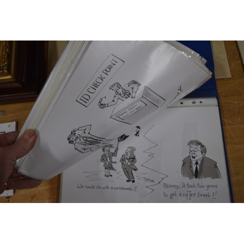 439 - A collection of cartoons by Tom.