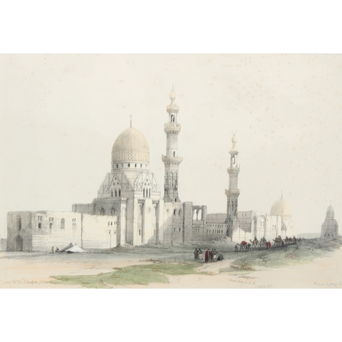100 - AFTER DAVID ROBERTS (1796-1864)  Two Middle Eastern views,  coloured lithographs  24 x 35cm and 23 x... 