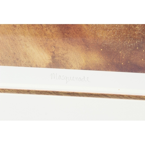 102 - CHARLOTTE ATKINSON (b.1973)  'Masquerade'  colour print 41/95  signed and titled in pencil  72 x 47c... 