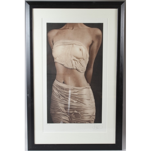 114 - WILLI KISSMER (1951-2018)  Torso of a woman  print  signed  60 x 33cm
