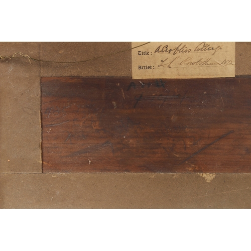 185 - THOMAS  LEESON ROWBOTHAM (1823-1875)  'A Crofter's Cottage'  watercolour  signed and dated 1872  16 ... 