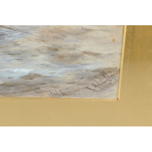 195 - ROBERT MALCOLM LLOYD (1855-1945)
'Peel Harbour'
watercolour
signed and dated 1900
34.5 x 50cm