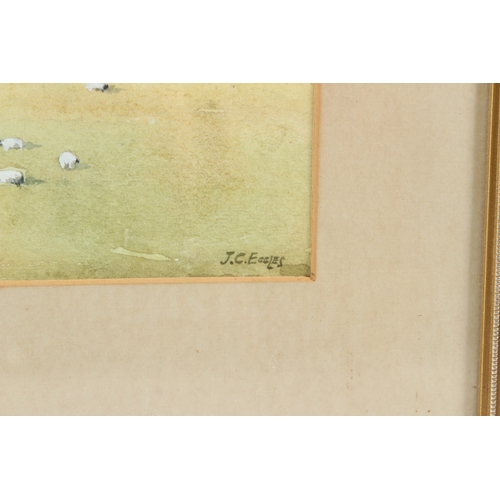 198 - J C ECCLES  'Musterfield, Mickley, Ripon'  watercolour  signed  24 x 35cm