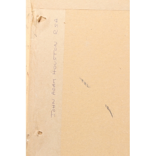 209 - JOHN ADAM HOUSTON RSA(1812-1884)  Stately home dining room  watercolour  signed  a/f no glass  35 x ... 