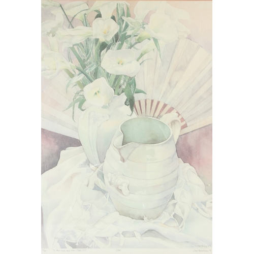 220 - CLARE HACKNEY  'Lillies'  colour print 10/500  signed and inscribed in pencil  70.5 x 50cm image