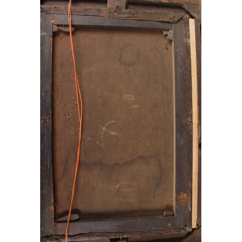 308 - WALTER HEATH WILLIAMS (act.1841-c.1876)  Landscape with fisherman on a riverbank  oil on canvas  44.... 