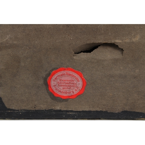 335 - EXPRESSIONIST SCHOOL  Crucifixion  oil on board  signed indistinctly  17 x 12.5cm