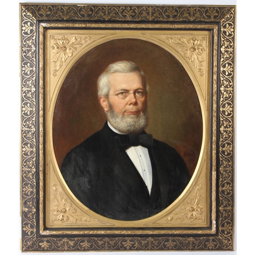 339 - EUROPEAN SCHOOL (19TH CENTURY)  Head and shoulder portrait of a gentleman  reputed to be Andrew Vari... 