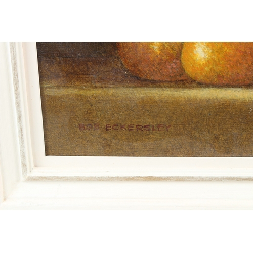 342 - BOB ECKERSLEY  'Still Life with a Tankard'  oil on board  signed  24.5 x 33.5cm