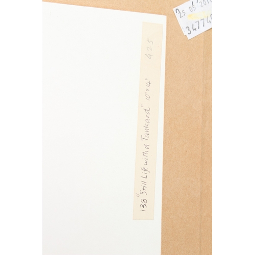 342 - BOB ECKERSLEY  'Still Life with a Tankard'  oil on board  signed  24.5 x 33.5cm