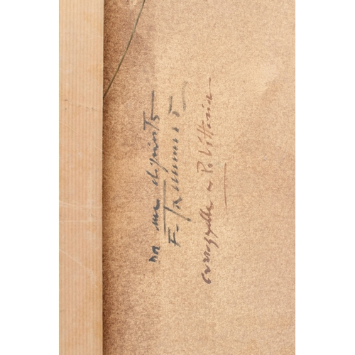 348 - CONTINENTAL SCHOOL  Street scene with carriages and trams  oil on board  signed indistinctly  28 x 5... 