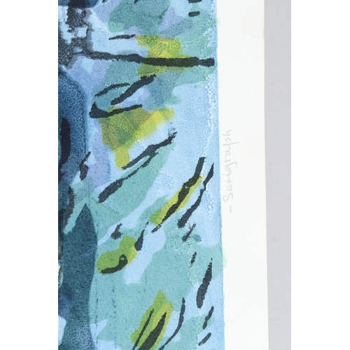 66 - BRUCE ONOBRAKPEYA (1932 NIGERIA)  'Ubido (Mythical Animal)'  serigraph / screenprint 11/75  signed a... 