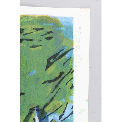 66 - BRUCE ONOBRAKPEYA (1932 NIGERIA)  'Ubido (Mythical Animal)'  serigraph / screenprint 11/75  signed a... 