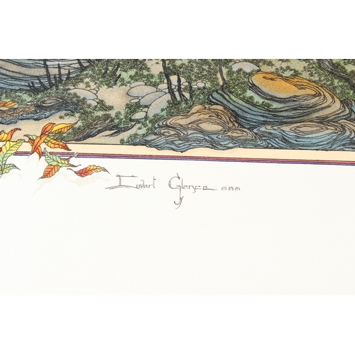 69 - GRAHAM ILLINGWORTH (1953)  'Covert Glance'  Pause for Thought'  'Mardi Gras'  Three silkscreen print... 