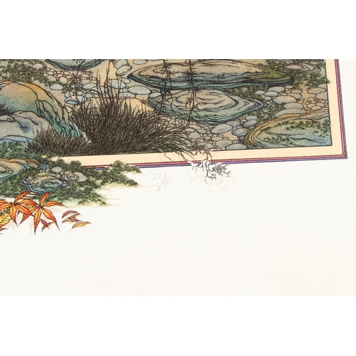 69 - GRAHAM ILLINGWORTH (1953)  'Covert Glance'  Pause for Thought'  'Mardi Gras'  Three silkscreen print... 