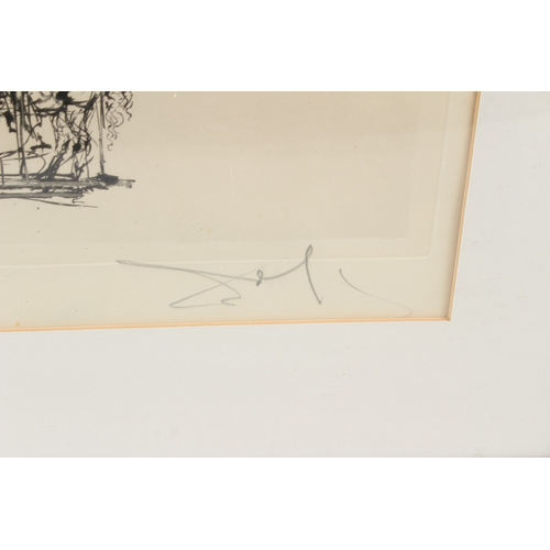 78 - SALVADOR DALI (1904-1989)  Rome and Cadaqués  etching  signed in pencil  42 x 57cm