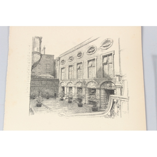 89 - JAMES McNEILL WHISTLER  Collection of nine lithographic prints  Mostly portraits and figure studies ... 