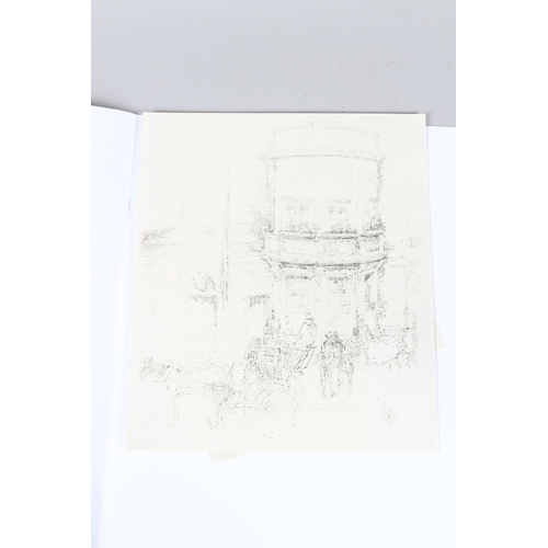 89 - JAMES McNEILL WHISTLER  Collection of nine lithographic prints  Mostly portraits and figure studies ... 