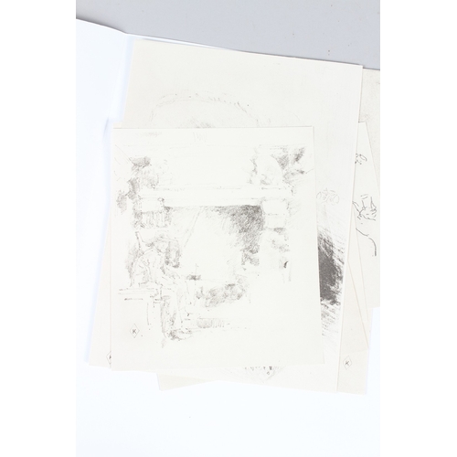 89 - JAMES McNEILL WHISTLER  Collection of nine lithographic prints  Mostly portraits and figure studies ... 