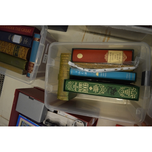 736 - A quantity of books to include Folio Society.