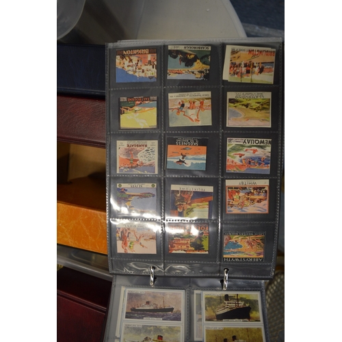 739 - Four albums of cigarette cards.