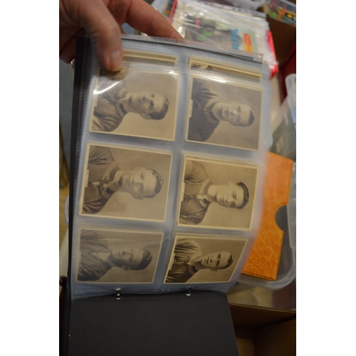 739 - Four albums of cigarette cards.