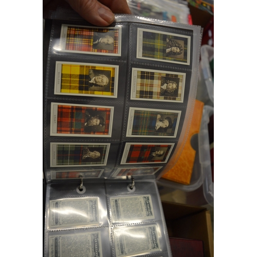 739 - Four albums of cigarette cards.