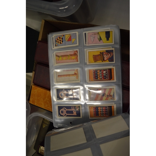 739 - Four albums of cigarette cards.