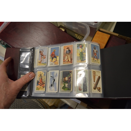 739 - Four albums of cigarette cards.