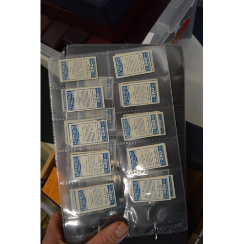 739 - Four albums of cigarette cards.