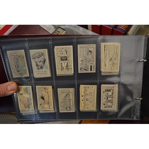 739 - Four albums of cigarette cards.