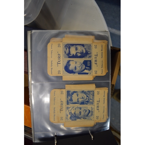 739 - Four albums of cigarette cards.